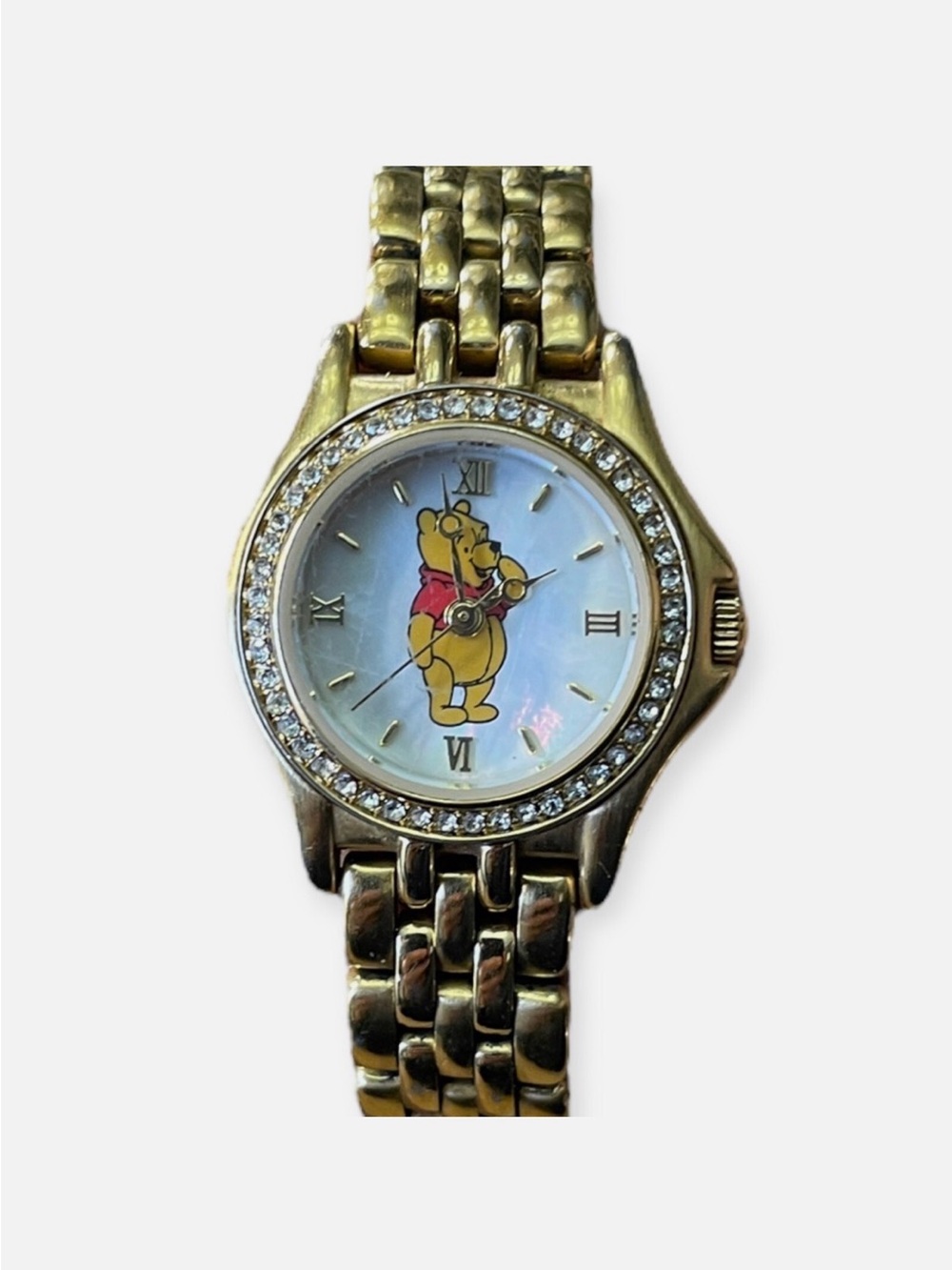 Winnie the Pooh Watch with Crystal Accent Dial